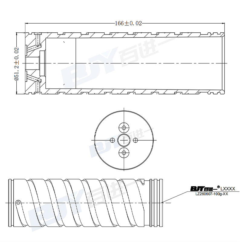 Hard Anodized PET Molding Component