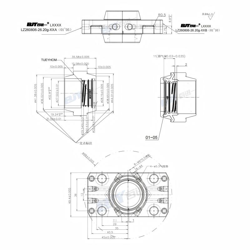 BJY 98 × 35.58 mm Neck Ring